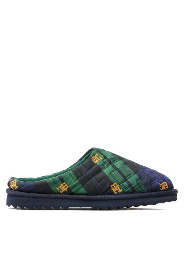 Tommy Hilfiger Пантофи Quilted Home Slipper Blackwatch FW0FW06913 Тъмносин - Mera.bg