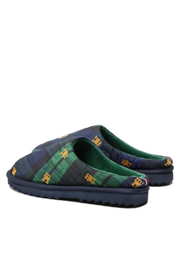 Tommy Hilfiger Пантофи Quilted Home Slipper Blackwatch FW0FW06913 Тъмносин - Mera.bg