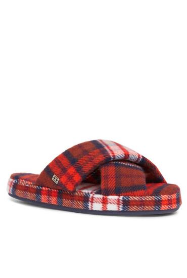 Tommy Hilfiger Пантофи Tartan Check Home Slipper FW0FW07608 Tartan Check 0QP - Mera.bg