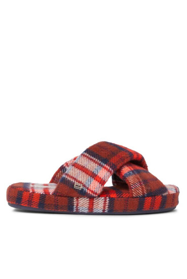 Tommy Hilfiger Пантофи Tartan Check Home Slipper FW0FW07608 Tartan Check 0QP - Mera.bg