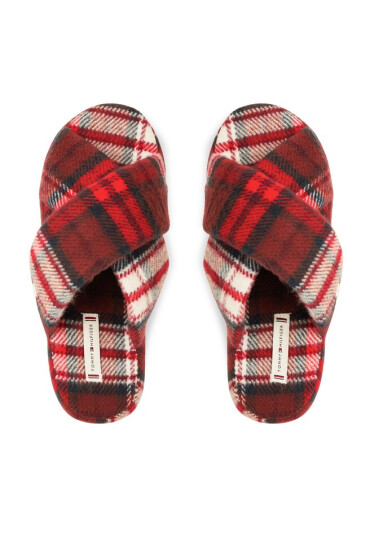 Tommy Hilfiger Пантофи Tartan Check Home Slipper FW0FW07608 Tartan Check 0QP - Mera.bg