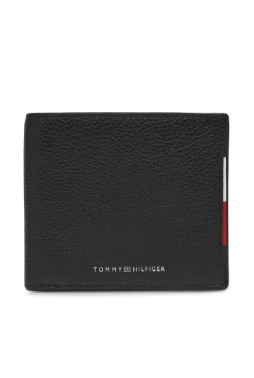 Tommy Hilfiger Портфейл Central Cc And Coin AM0AM13514 Черен - Mera.bg