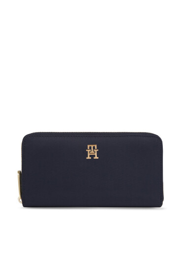 Tommy Hilfiger Портфейл Poppy Th Large Za AW0AW15642 Тъмносин - Mera.bg