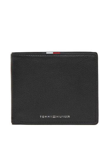 Tommy Hilfiger Портфейл Th Corp Cc & Coin AM0AM13740 Черен - Mera.bg