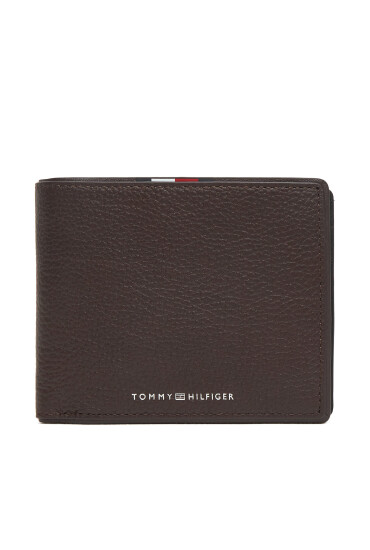 Tommy Hilfiger Портфейл Th Corp Cc & Coin AM0AM13740 Кафяв - Mera.bg