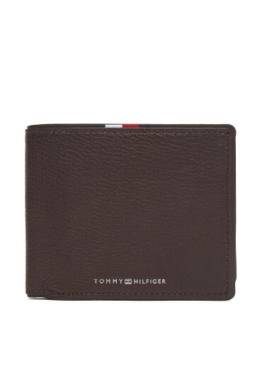 Tommy Hilfiger Портфейл Th Corp Cc Flap & Coin AM0AM13741 Кафяв - Mera.bg
