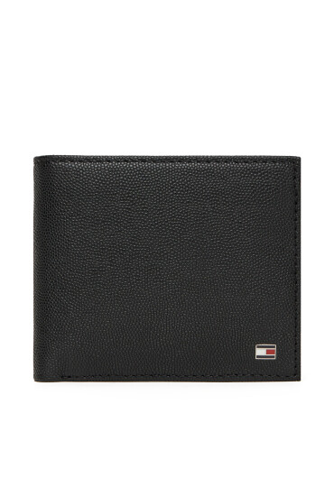 Tommy Hilfiger Портфейл Th Flag Cc And Coin AM0AM13519 Черен - Mera.bg
