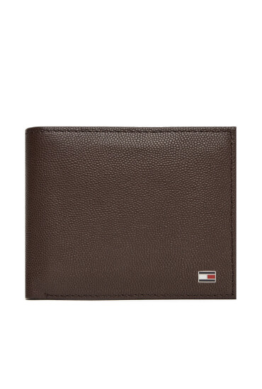Tommy Hilfiger Портфейл Th Flag Cc And Coin AM0AM13519 Кафяв - Mera.bg