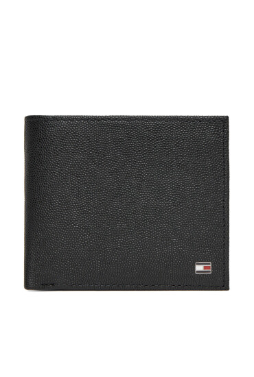 Tommy Hilfiger Портфейл Th Flag Cc Flap And Coin AM0AM13520 Черен - Mera.bg