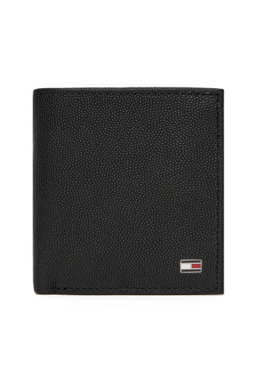 Tommy Hilfiger Портфейл Th Flag Trifold AM0AM13521 Черен - Mera.bg