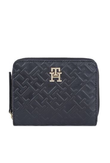 Tommy Hilfiger Портфейл Th Refined Med Za Mono AW0AW15755 Черен - Mera.bg