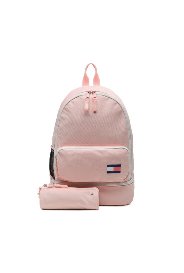 Tommy Hilfiger Раница Big Flag Backpack Set AU0AU01726 Розов - Mera.bg