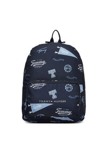 Tommy Hilfiger Раница Th Essential Printed Backpack AU0AU01992 Тъмносин - Mera.bg