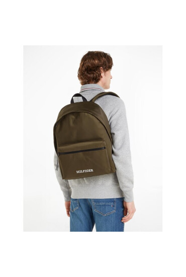 Tommy Hilfiger Раница Th Monotype Dome Backpack AM0AM12112 Зелен - Mera.bg