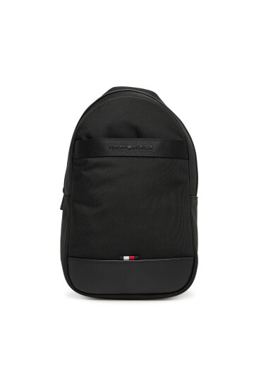 Tommy Hilfiger Раница Th Nylon Travel Sling Bag AM0AM13572 Черен - Mera.bg