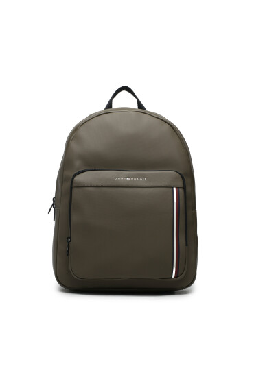 Tommy Hilfiger Раница Th Pique Pu Backpack AM0AM11317 Каки - Mera.bg
