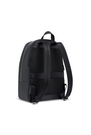 Tommy Hilfiger Раница Th Structured Leather Backpack AM0AM11561 Черен - Mera.bg