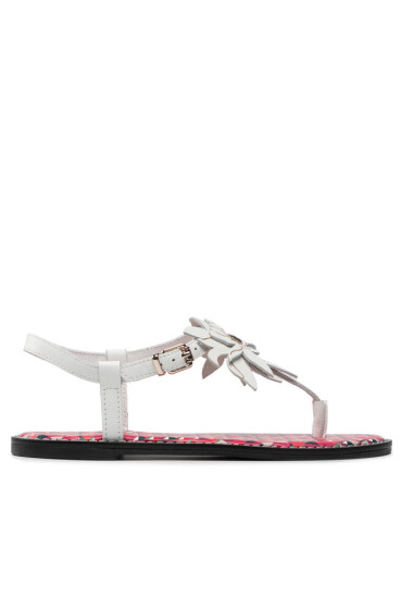 Tommy Hilfiger Сандали Th Geo Print Flat Sandal FW0FW06229 Ecru YBL - Mera.bg