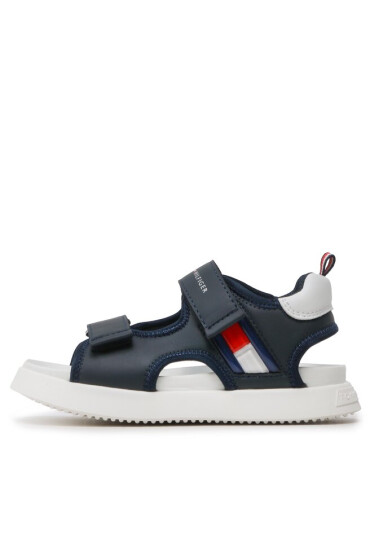 Tommy Hilfiger Сандали Flag Velcro Sandal T3B2-32906-13558 M Blue 800 - Mera.bg