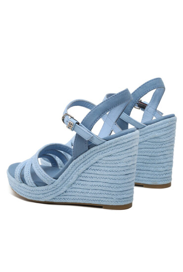 Tommy Hilfiger Сандали Essential Wedge Sandal FW0FW07159 Светлосиньо - Mera.bg