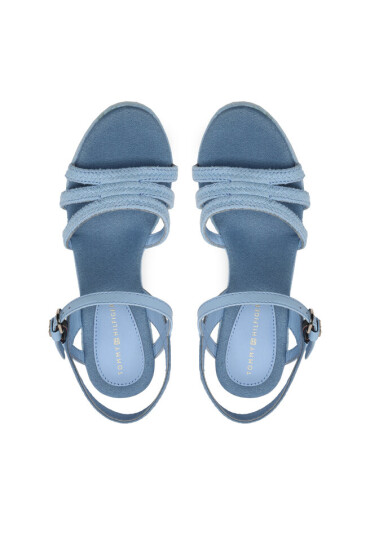 Tommy Hilfiger Сандали Essential Wedge Sandal FW0FW07159 Светлосиньо - Mera.bg
