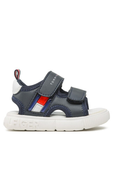 Tommy Hilfiger Сандали Flag Velcro Sandal T1B2-32900-1355 M Blue 800 - Mera.bg