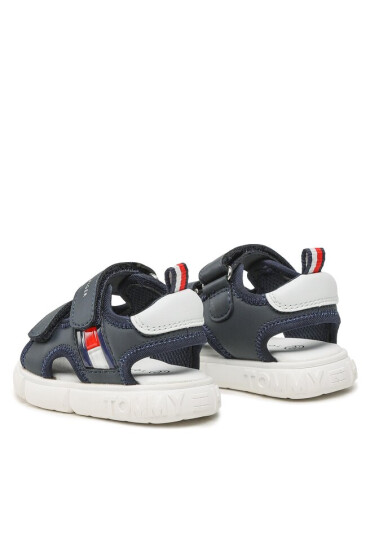 Tommy Hilfiger Сандали Flag Velcro Sandal T1B2-32900-1355 M Blue 800 - Mera.bg