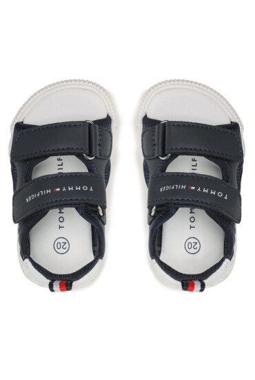 Tommy Hilfiger Сандали Flag Velcro Sandal T1B2-32900-1355 M Blue 800 - Mera.bg