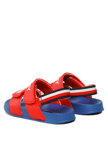 Tommy Hilfiger Сандали Logo Velcro Sandal T1B2-32927-1172 S Red 300 - Mera.bg