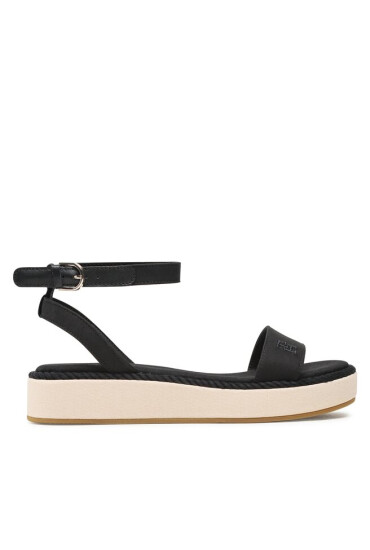Tommy Hilfiger Сандали Rope Flatform FW0FW07019 Black BDS - Mera.bg