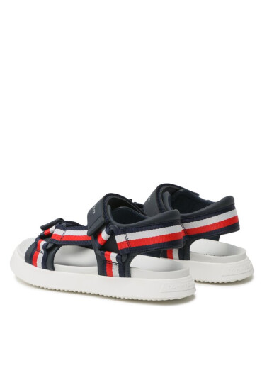 Tommy Hilfiger Сандали Stripes Sandal T3B2-32905-1355 S Blue 800 - Mera.bg