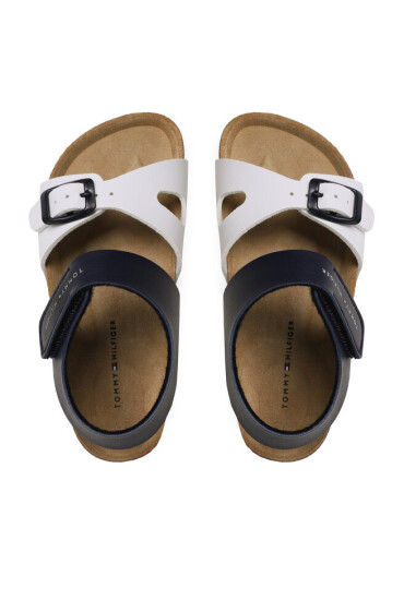 Tommy Hilfiger Сандали T3B2-32912-0371 S White/Blue X336 - Mera.bg
