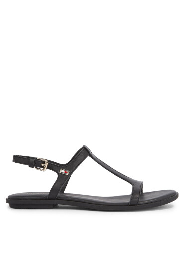 Tommy Hilfiger Сандали Th Flat Sandal FW0FW07930 Black BDS - Mera.bg