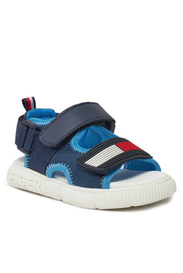 Tommy Hilfiger Сандали Velcro T1B2-33420-1591 S Тъмносин - Mera.bg