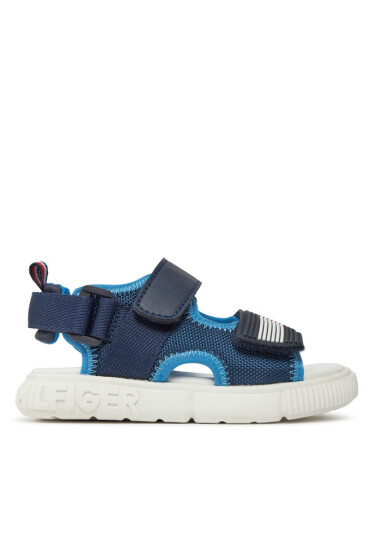 Tommy Hilfiger Сандали Velcro T1B2-33420-1591 S Тъмносин - Mera.bg