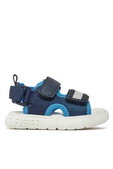 Tommy Hilfiger Сандали Velcro Sandal T1B2-33420-1591 M Тъмносин - Mera.bg