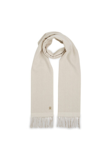 Tommy Hilfiger Зимен шал Cashmere Chic Woven Scarf AW0AW15344 Cashmere Cream 0F5 - Mera.bg