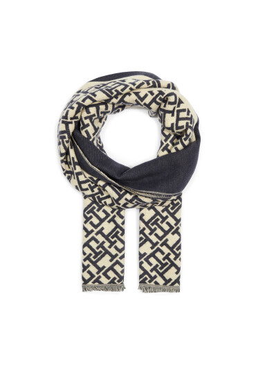Tommy Hilfiger Шал Essential Chic Scarf AW0AW15789 Тъмносин - Mera.bg