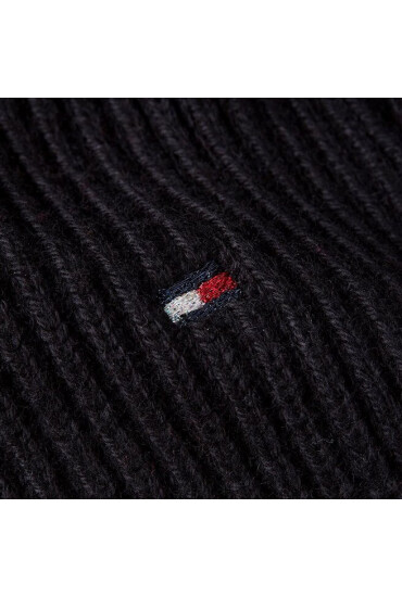 Tommy Hilfiger Зимен шал Essential Flag Scarf AW0AW15348 Black BDS - Mera.bg