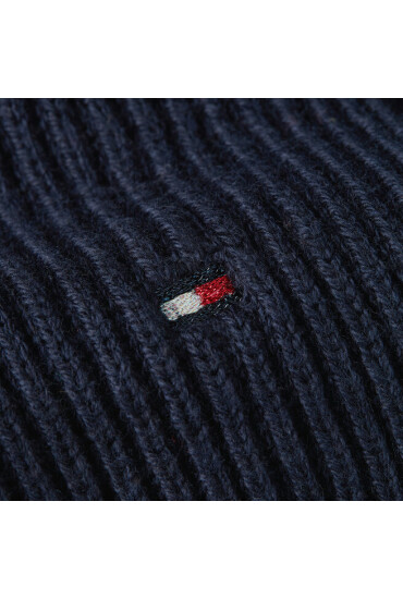 Tommy Hilfiger Зимен шал Essential Flag Scarf AW0AW15348 Тъмносин - Mera.bg
