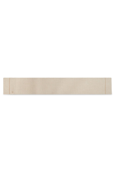 Tommy Hilfiger Шал Festive Luxe Knitted AW0AW14161 Oatmilk Heather GUP - Mera.bg