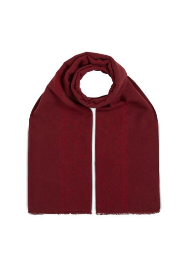 Tommy Hilfiger Зимен шал Monogram Brushed Scarf AW0AW15341 Червен - Mera.bg