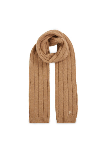 Tommy Hilfiger Зимен шал Th Timeless Scarf AW0AW15351 Бежов - Mera.bg