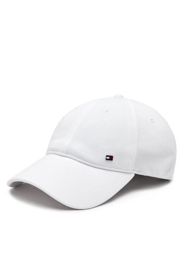 Tommy Hilfiger Шапка с козирка 1985 Pique Soft 6 Panel Cap AM0AM12150 Бял - Mera.bg