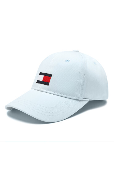 Tommy Hilfiger Шапка с козирка Big Fag AU0AU01668 Светлосиньо - Mera.bg