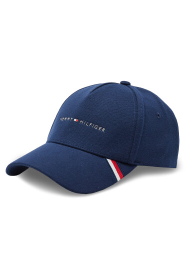 Tommy Hilfiger Шапка с козирка Downtown AM0AM10865 Тъмносин - Mera.bg