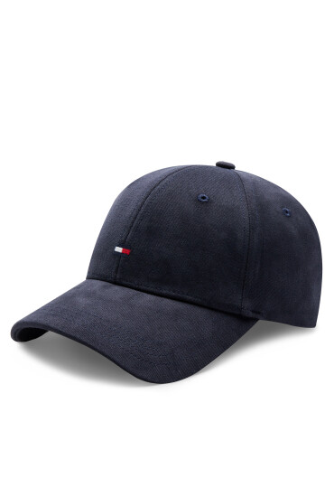 Tommy Hilfiger Шапка с козирка Essential Flag Cap AW0AW17368 Тъмносин - Mera.bg