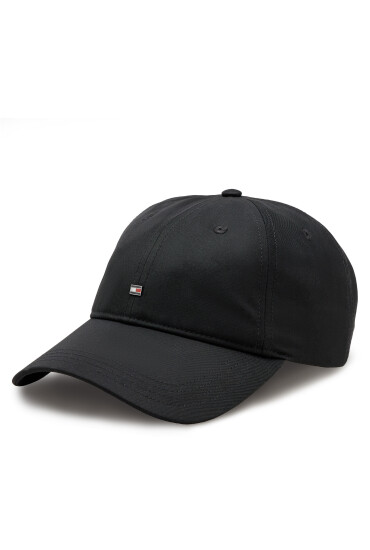 Tommy Hilfiger Шапка с козирка Flag Poly 6 Panel Cap AM0AM12530 Черен - Mera.bg