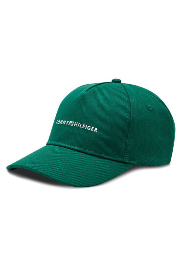 Tommy Hilfiger Шапка с козирка Horizon AM0AM10533 Green L4O - Mera.bg