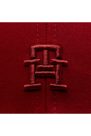 Tommy Hilfiger Шапка с козирка Monogram AM0AM11448 Бордо - Mera.bg